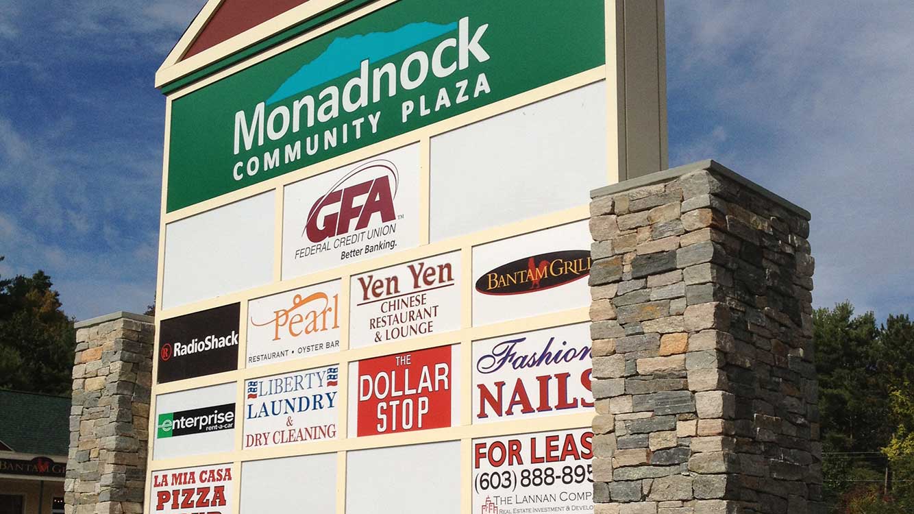 Monadnock Plaza Sign