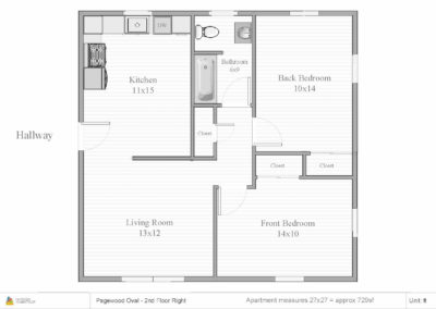 Floor Plan - Pagewood Oval - 2nd Floor Right
